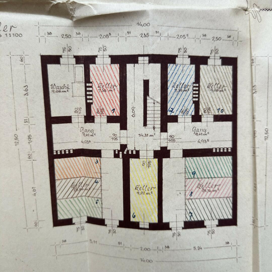 Grundriss Keller