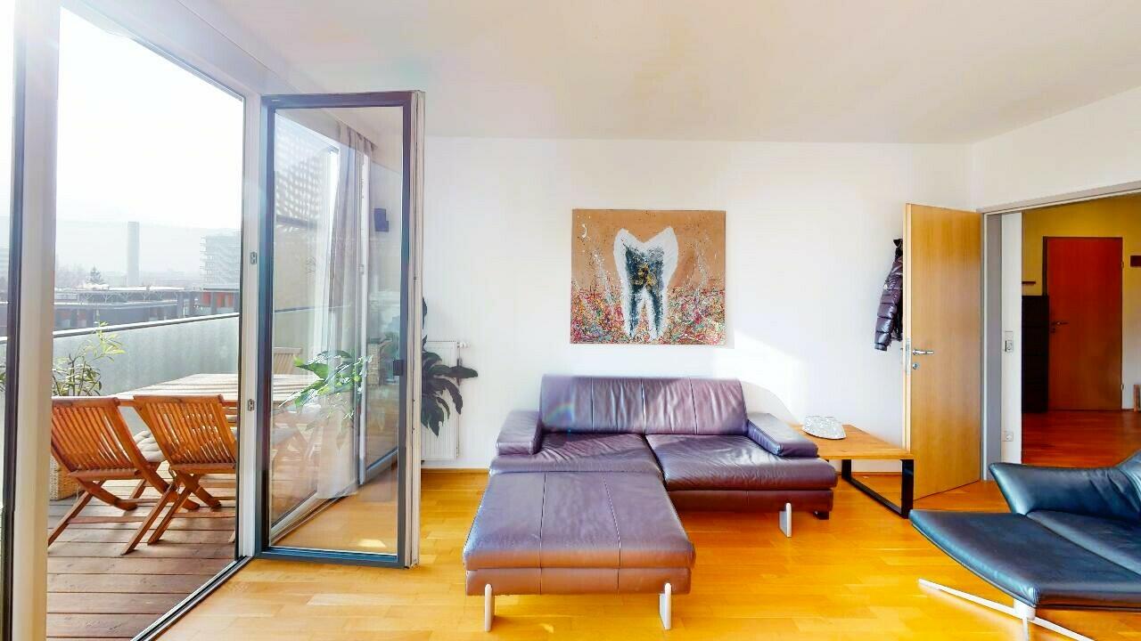Wohnraum mit Terrasenzugang 