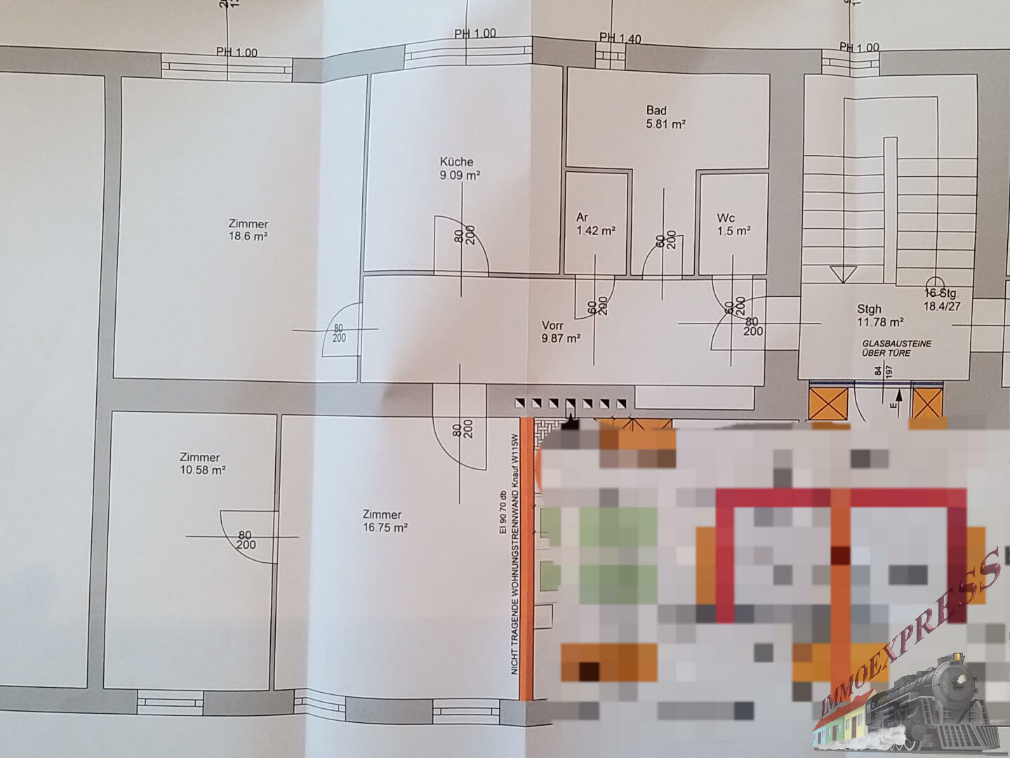 Grundriss Wohnung