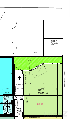 8435 Wagna/Leibnitz: Premium Lagerfläche (ca. 139 m²) mit Licht/Strom, beheizbar, Rolltor, ebenerdig, barrierefrei, WC (5b)