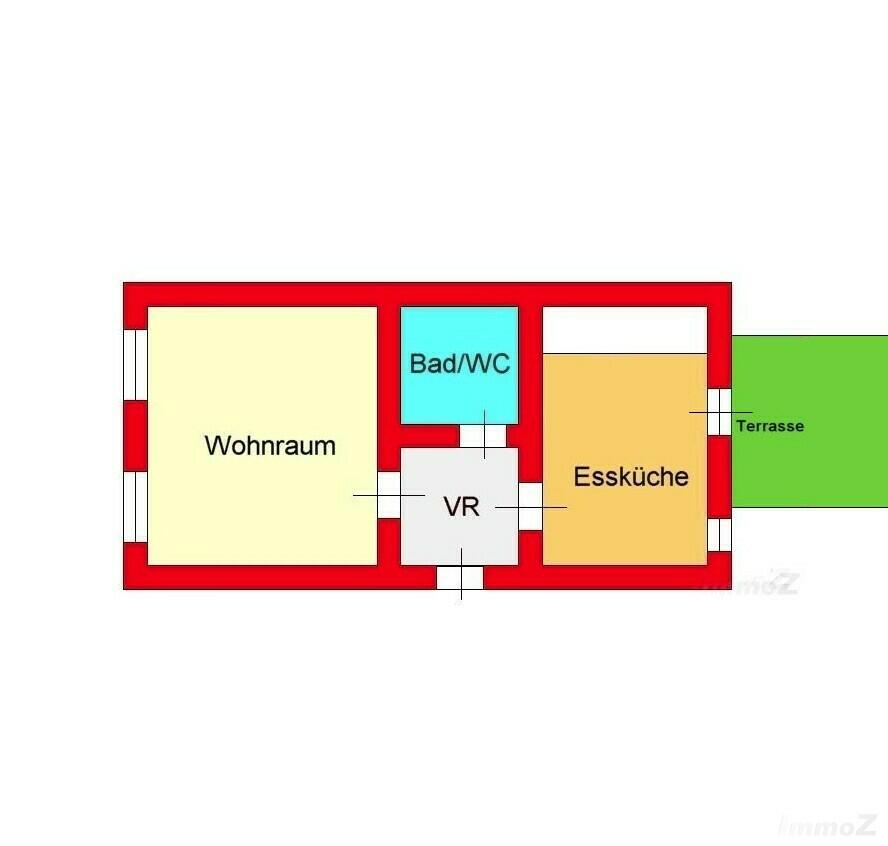 Studenten aufgepasst: provisionsfreies Altbau-Apartment mit Terrasse bei FH-Joanneum - Eckertstraße - zu vermieten