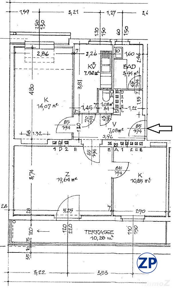 3 Zimmer-Wohnung mit 10 m Terrasse - 4 Gehminuten zur Badnerbahn /  / 1230 Wien / Bild 9