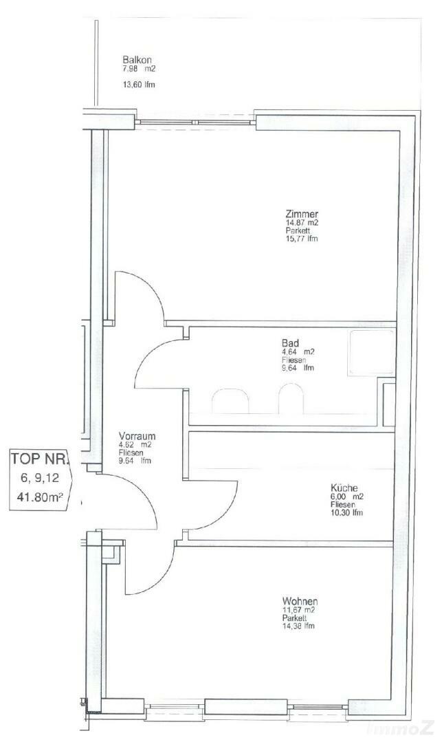Mietwohnung mit Innenhofbalkon, 2-er WG tauglich - direkt neben TU /  / 8010 Graz / Bild 5