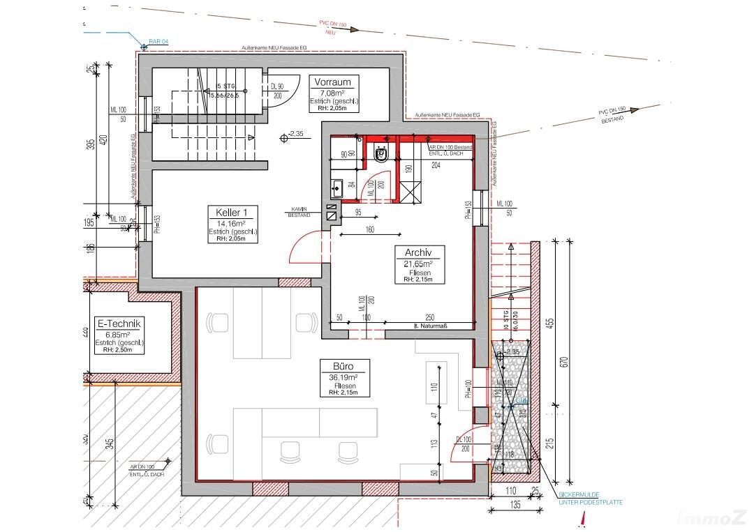 Moderne & vielseitige 4-Zimmer-Wohnung mit grozgiger Terrasse, Eigengarten und Bro-Keller /  / 8053 Graz,16.Bez.:Stragang / Bild 3