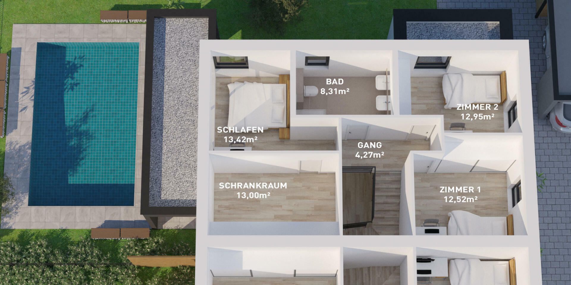 Exklusive Doppelhaushlfte - Erstbezug - optional mit Pool /  / 8430 Tillmitsch / Bild 6