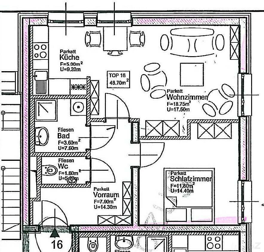 Gepflegte Mietwohnung im Bezirk Geidorf inklusive Tiefgaragenplatz /  / 8010 Graz / Bild 7
