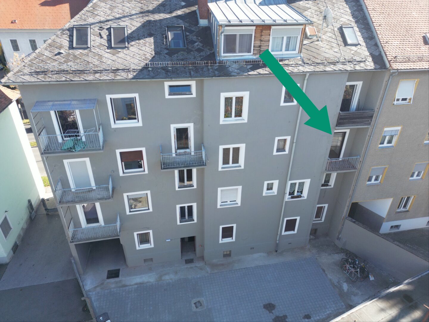 ++Provisionsfrei++ Eigentumswohnung in Graz/Lend, 3 extra Zimmer & Loggia + extra Küche mit Balkon