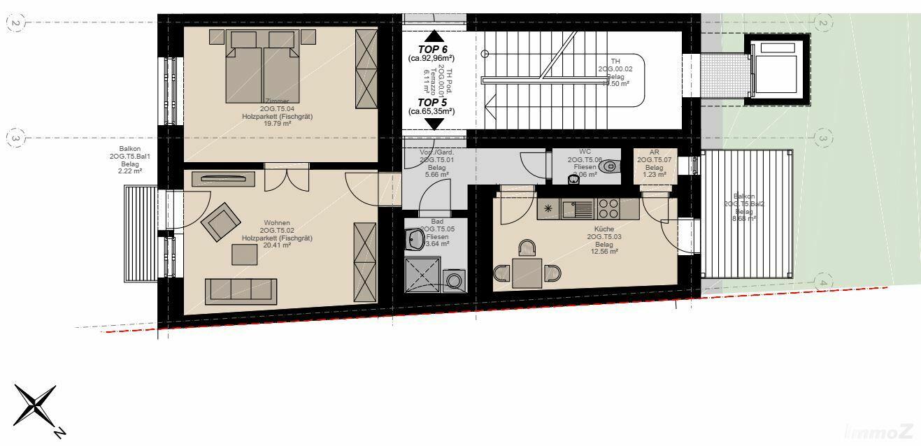 Plan 63m²