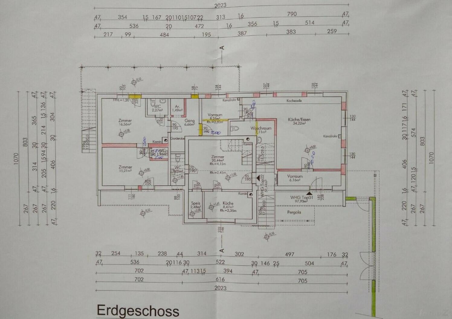 Grundriss Erdgeschoss