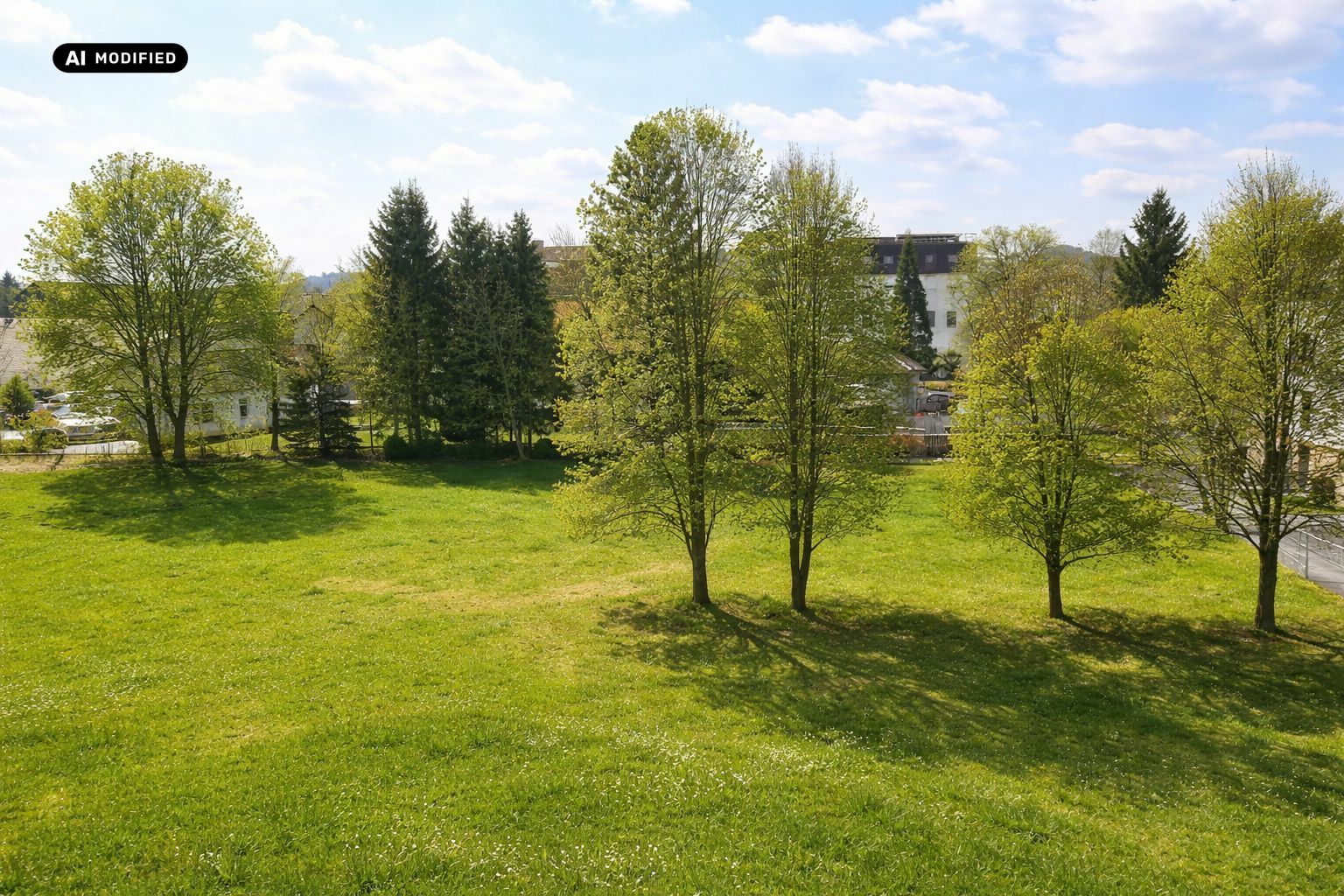 KI-bearbeitet – Blick Loggia Sommer