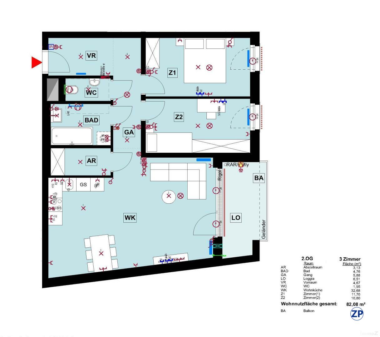 Furnished short-term apartment from 2 to 6 months or longer close to U2 station Hausfeldstra�e! /  / 1220&nbsp;Wien / Bild 11