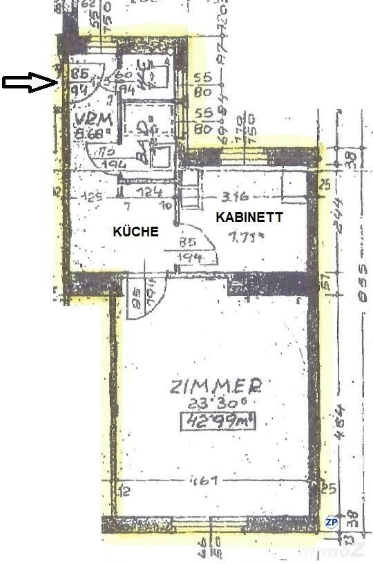 Gut aufgeteilte Zwei-Zimmer-Wohnung n�he Hauptbahnhof ! /  / 1110&nbsp;Wien / Bild 6
