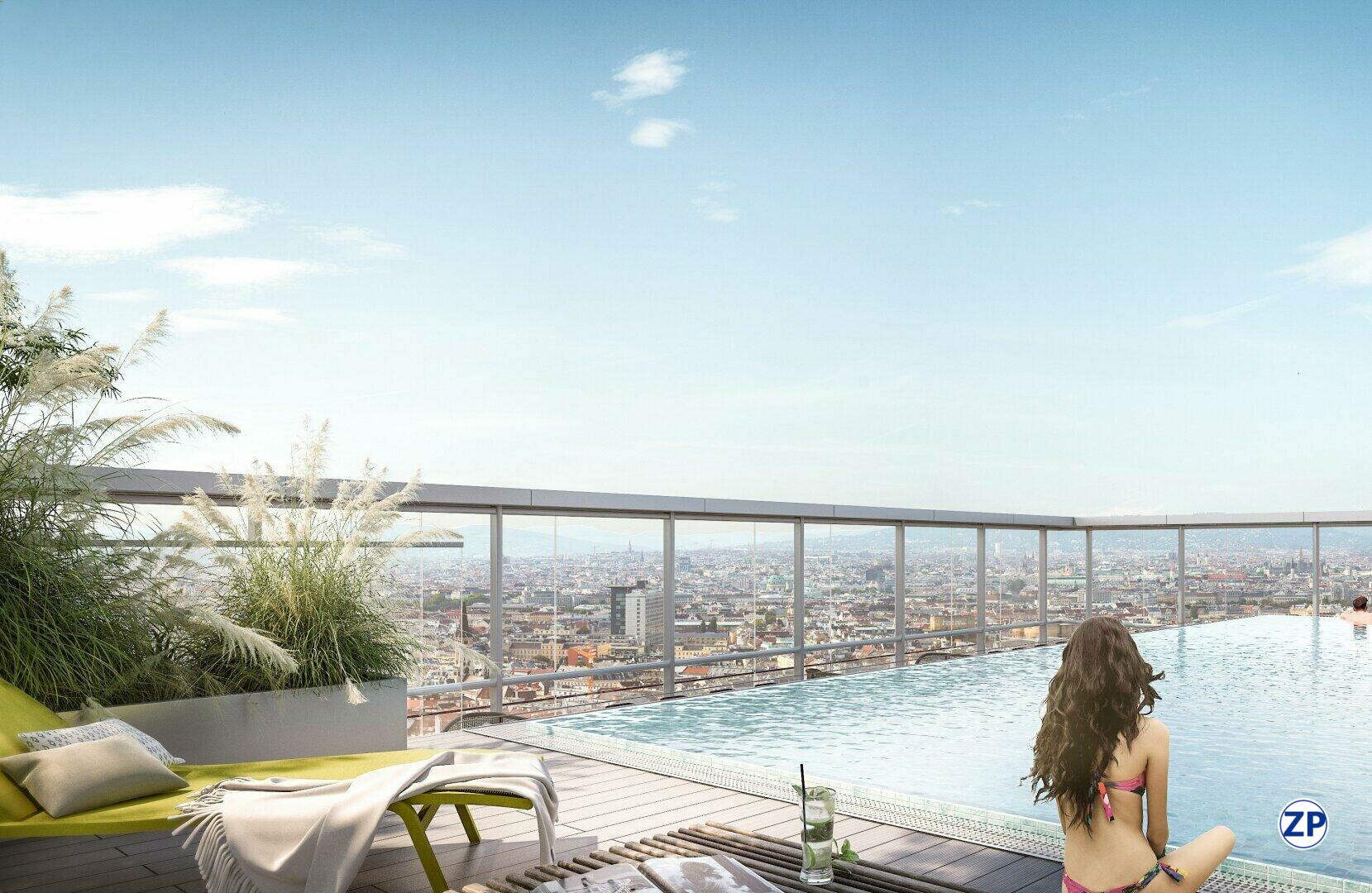 TrIIIple Tower Erstbezug 3-Zimmer Balkonwohnung im 15. Stockwerk /  / 1030&nbsp;Wien / Bild 11