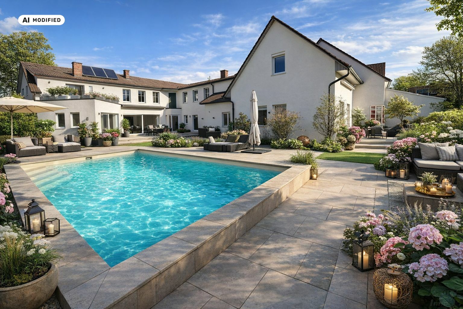 Eine Residenz mit drei Wohnensembles! Pool & Saunahaus & High-End-Ausstattung & Boutique-Charakter -  kompromisslose Qualität!
