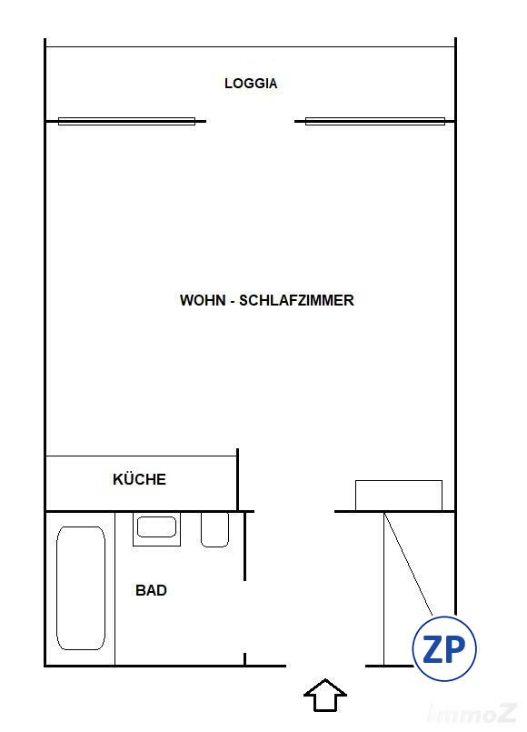 Einzimmer-Loggienwohnung in guter Lage - Ober St. Veit ! /  / 1130&nbsp;Wien / Bild 9