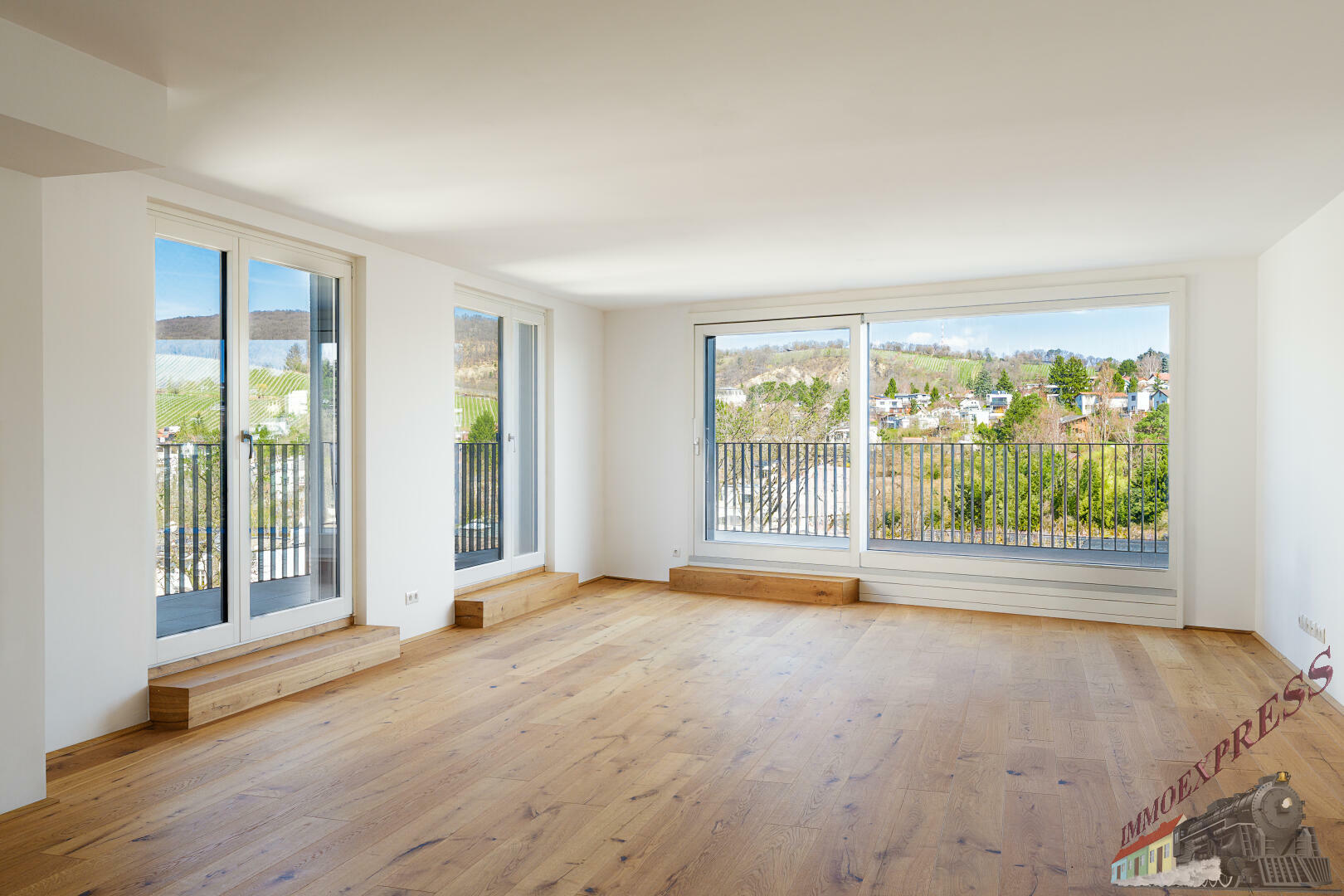 Neuer Preis! Wohntraum (Top 6) 4-Zimmerwohnung + 32,71 m² Balkon, Erstbezug, Erstklassige Ausstattung, Neubau, luxuriös + Garage