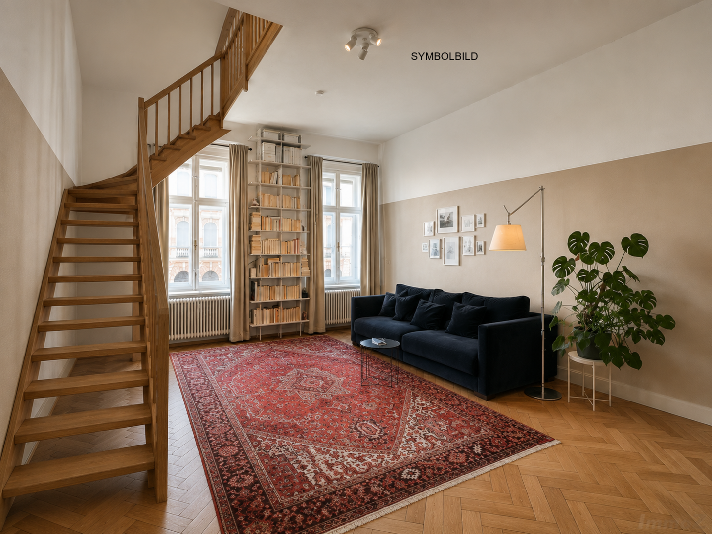 ERSTBEZUG nach Sanierung, Augartenpark und Innenstadtnähe, **RARITÄT** 4 ZI + Küche Altbaumaisonette, 3  Balkone + Garten*, Förderung**