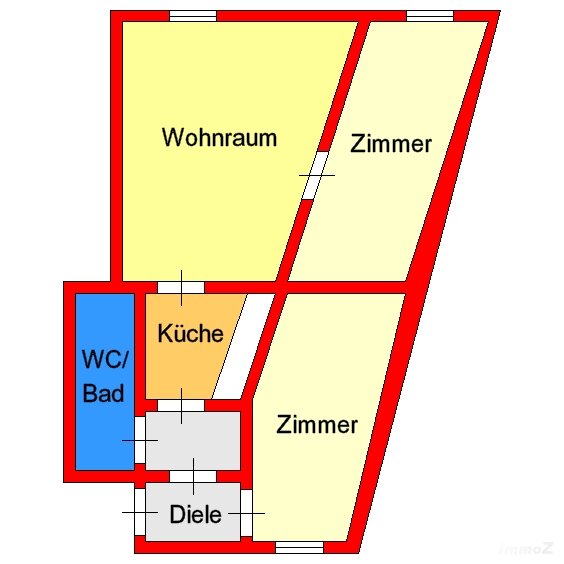 Provisionsfreies 3-Zimmer-Apartment am Lendkai - Nähe Lendplatz - ab sofort zu vermieten!