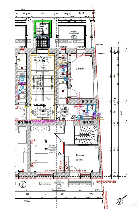 Grundriss Maisonette Ebene 2