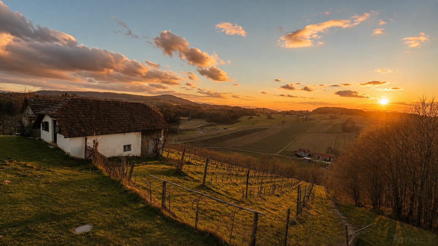 Sonnenuntergang KI-unterstützt