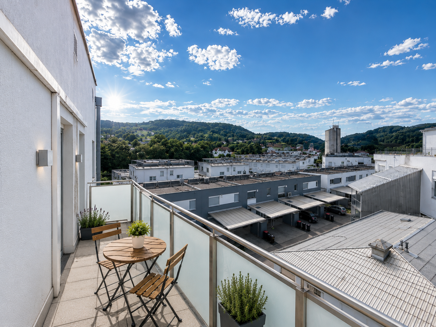 Balkon-Südseite