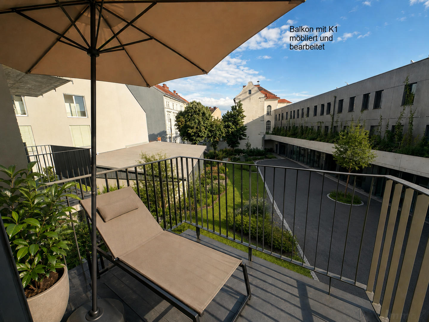 modernster NEUBAU-ERSTBEZUG in Innenstadt- und TU-Nähe !! Coole loftartige DG-Maisonette mit Balkon !!