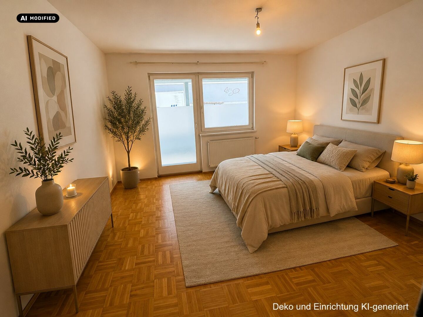 KI-bearbeitet – Schlafzimmer