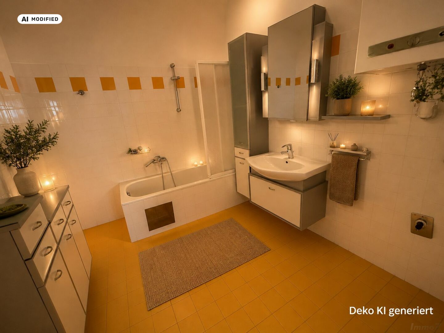 KI-bearbeitet – Badezimmer