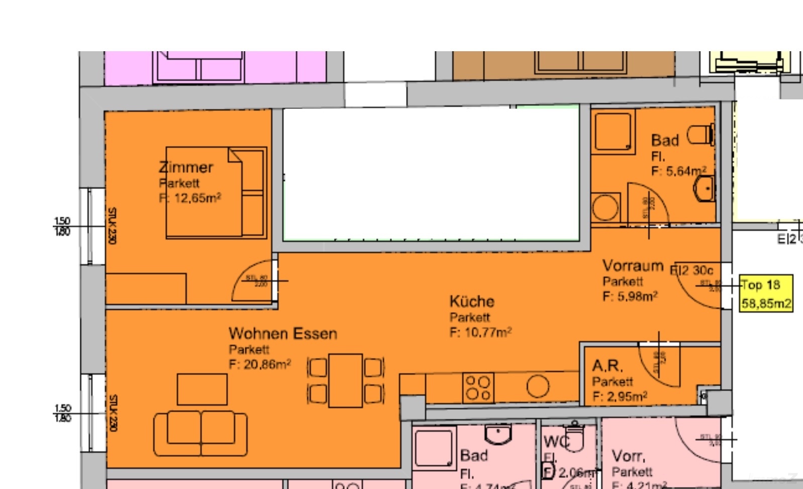 2 Zimmer Wohnung "Loft"-ähnlicher Stil zu mieten in Graz, Payer-Weyprecht-Straße ab 01.01.2027 - PW33/18