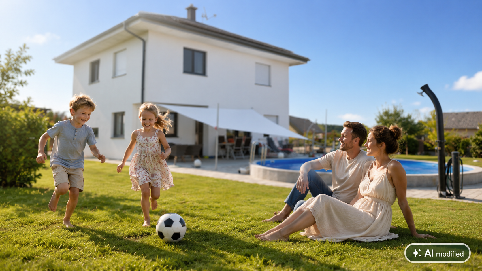 Modernes Toskana-Haus mit Salzwasserpool, PV und Erdwärme in Superior Lage