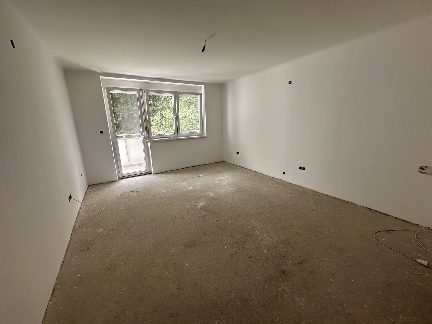 Wohnraum wird noch fertiggestellt
