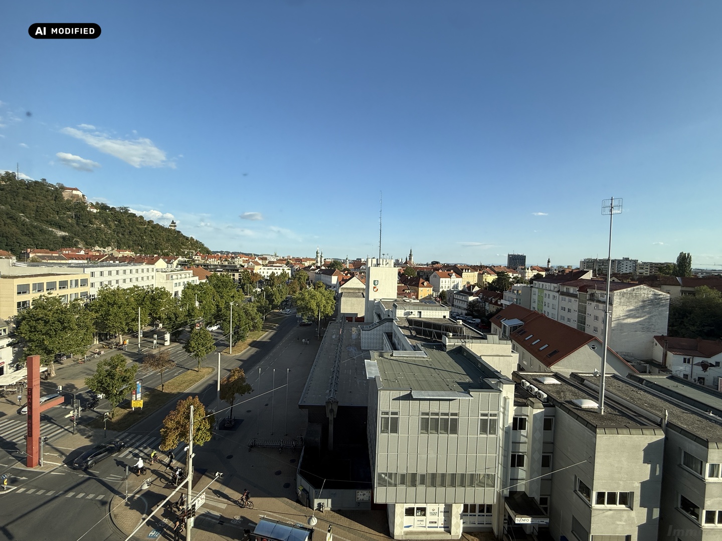 KI-bearbeitet – Aussicht Küche