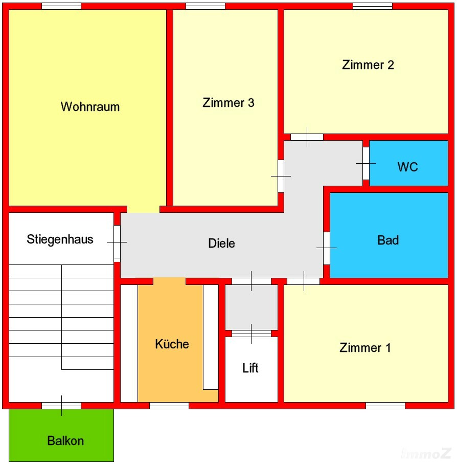 Perfekte 3er-WG mit Autostellplatz und Balkon zentral bei Dietrichsteinplatz - Münzgrabenstraße - ab sofort zu vermieten!