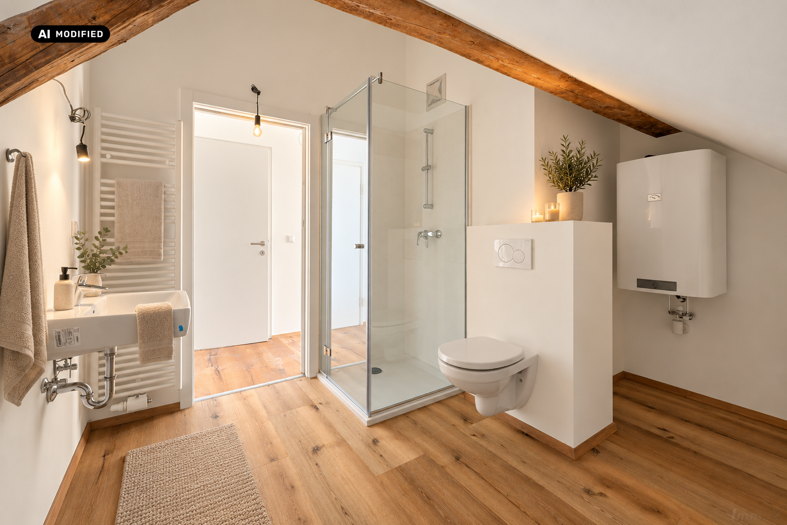 KI-bearbeitet – Badezimmer