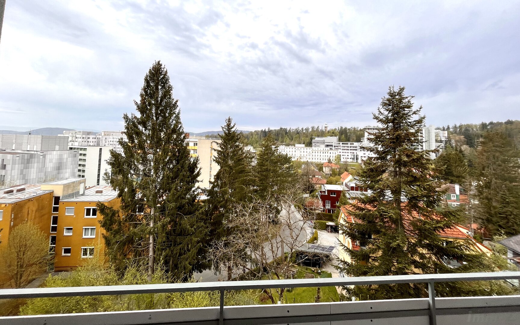 Ausblick vom Balkon