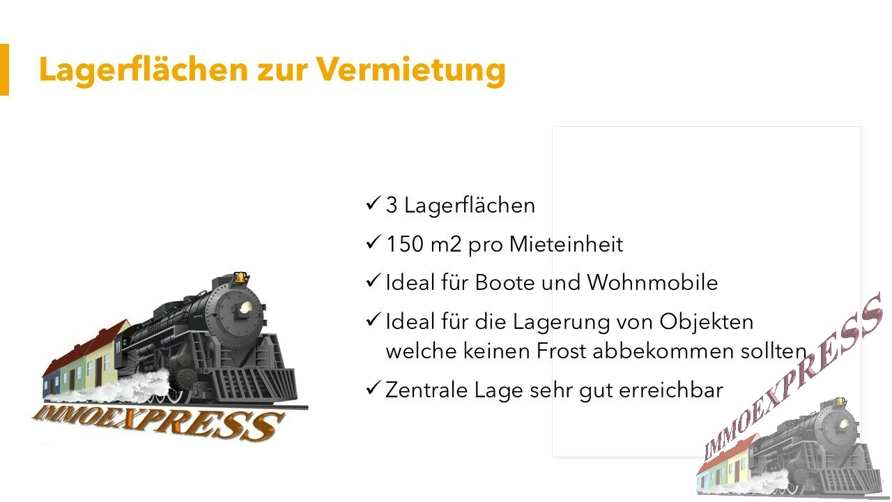 Lagerflächen zur Vermietung