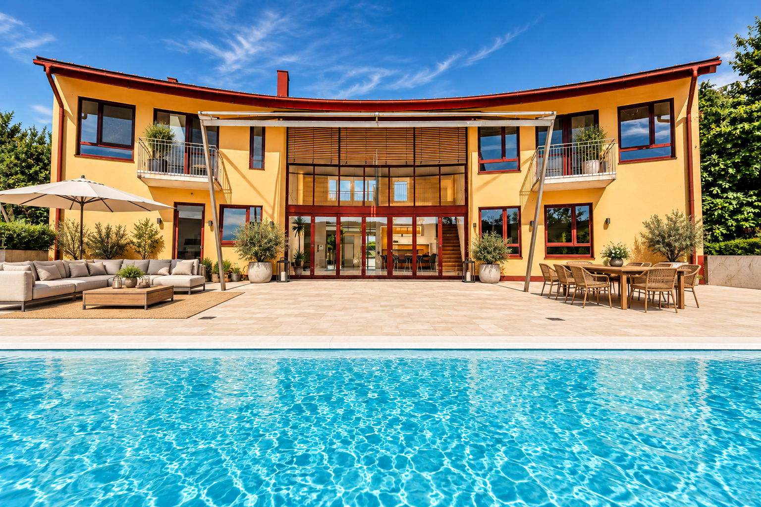 Exklusive Architektenvilla in Raaba-Grambach – ca. 3.500 m² Grund, Pool, Spa und eigene Tiefgarage