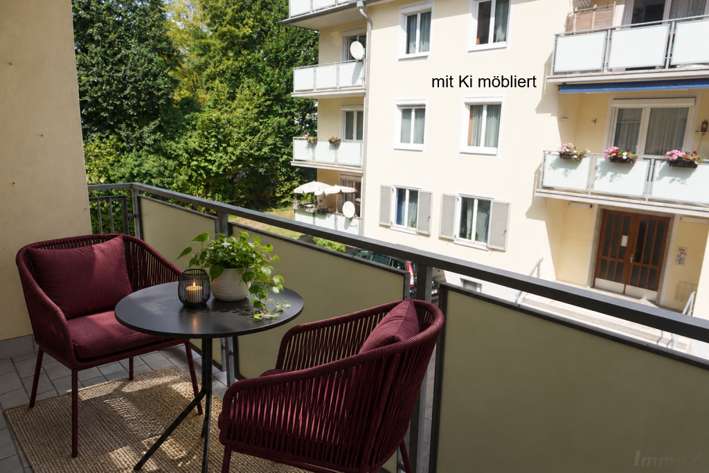 Hilmteich Nähe, beim beim LKH,  sanierte 2 Zimmerwhg+ Küche mit gr. Balkon, allg. PP