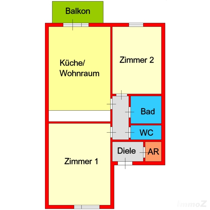 Moderne 3-Zimmerwohnung mit Balkon in TU-Nähe - Moserhofgasse zu vermieten!